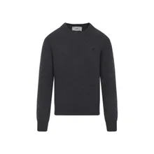 AMI Paris - Adc Anthracite Cashmere Sweater - Größe M - grau AMI Paris - Adc Anthracite Cashmere Sweater - Größe M - grau
