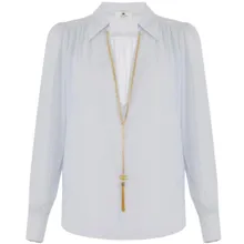 Elisabetta Franchi - Shirts Clear Blue - Größe 44 - blau Elisabetta Franchi - Shirts Clear Blue - Größe 44 - blau