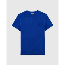 Vilebrequin - Einfarbiges Unisex-t-shirt Aus Frottee - T-shirt - Tiramisu - Blau - Größe M Vilebrequin - Einfarbiges Unisex-t-shirt Aus Frottee - T-shirt - Tiramisu - Blau - Größe M