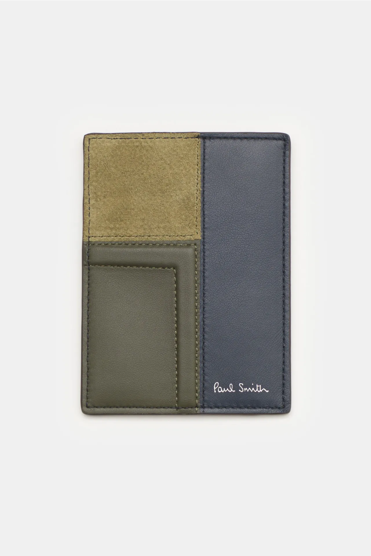 Paul Smith - Herren - Kartenetui oliv/navy/dunkelbraun Paul Smith - Herren - Kartenetui oliv/navy/dunkelbraun