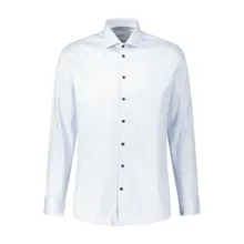 fakts - Modern Fit Hemd mit Muster - Größe 40 - blau fakts - Modern Fit Hemd mit Muster - Größe 40 - blau