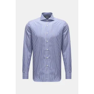 Truzzi - Herren - Business Hemd Haifisch-Kragen %27Napoli Busto%27 dunkelblau/weiß gestreift Truzzi - Herren - Business Hemd Haifisch-Kragen %27Napoli Busto%27 dunkelblau/weiß gestreift