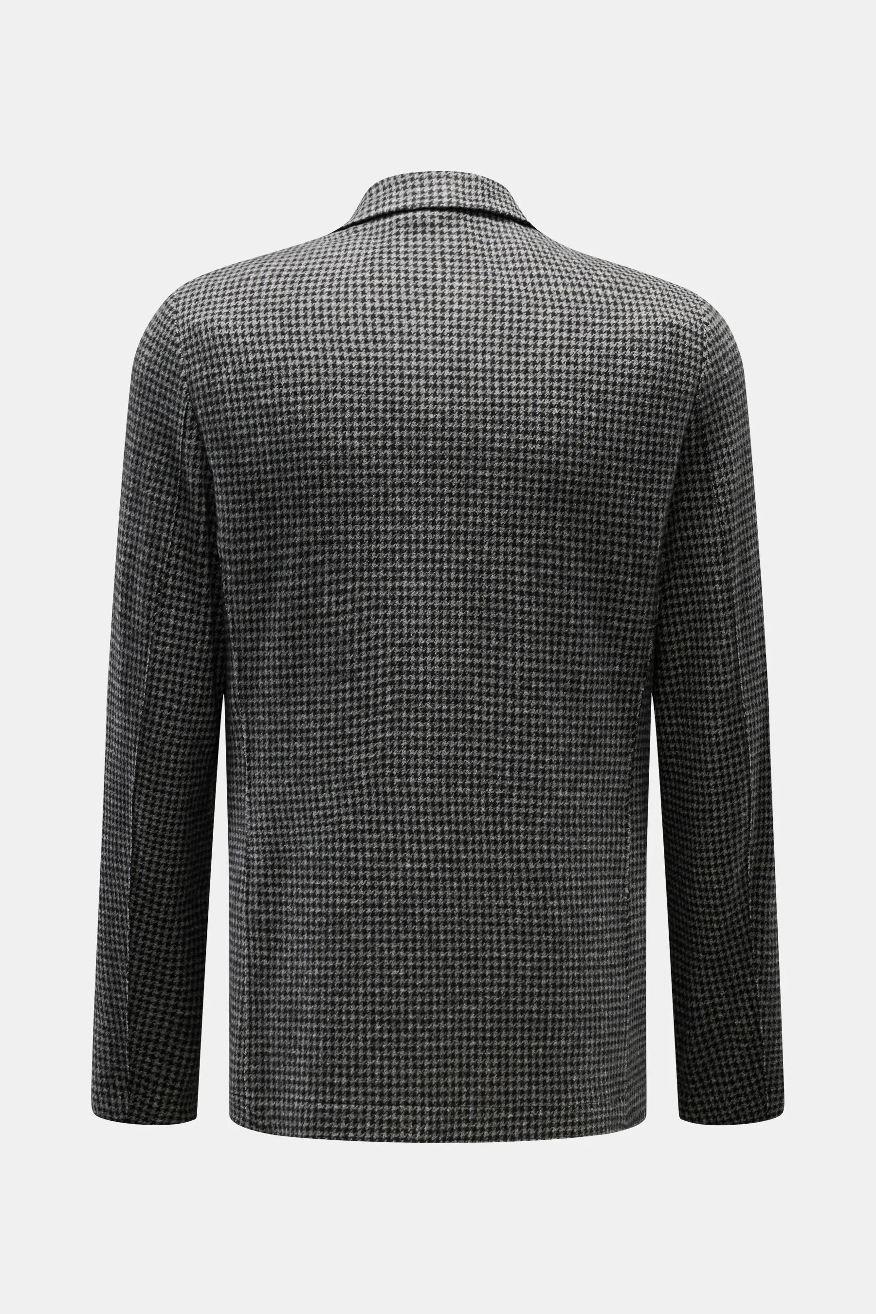 Harris Wharf London - Herren - Jersey-Sakko grau/schwarz gemustert – Bild 3