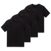 SCHIESSER - American T-Shirt 4er Pack - Größe XL - schwarz SCHIESSER - American T-Shirt 4er Pack - Größe XL - schwarz