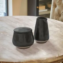 Zuckerdose und Milchkännchen Biarré Zuckerdose und Milchkännchen Biarré