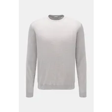 Malo - Herren - Cashmere Rundhalspullover hellgrau meliert Malo - Herren - Cashmere Rundhalspullover hellgrau meliert