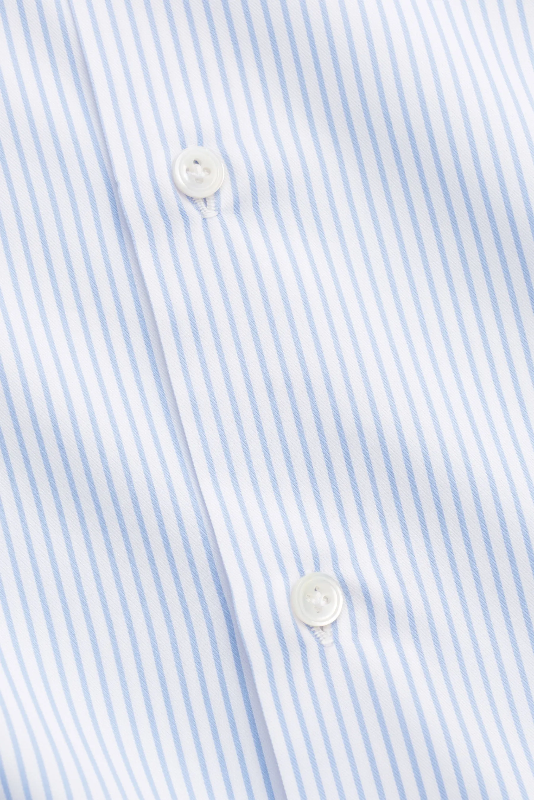 Finamore - Herren - Business Hemd 'Sergio Napoli' Haifisch-Kragen hellblau/weiß gestreift – Bild 4