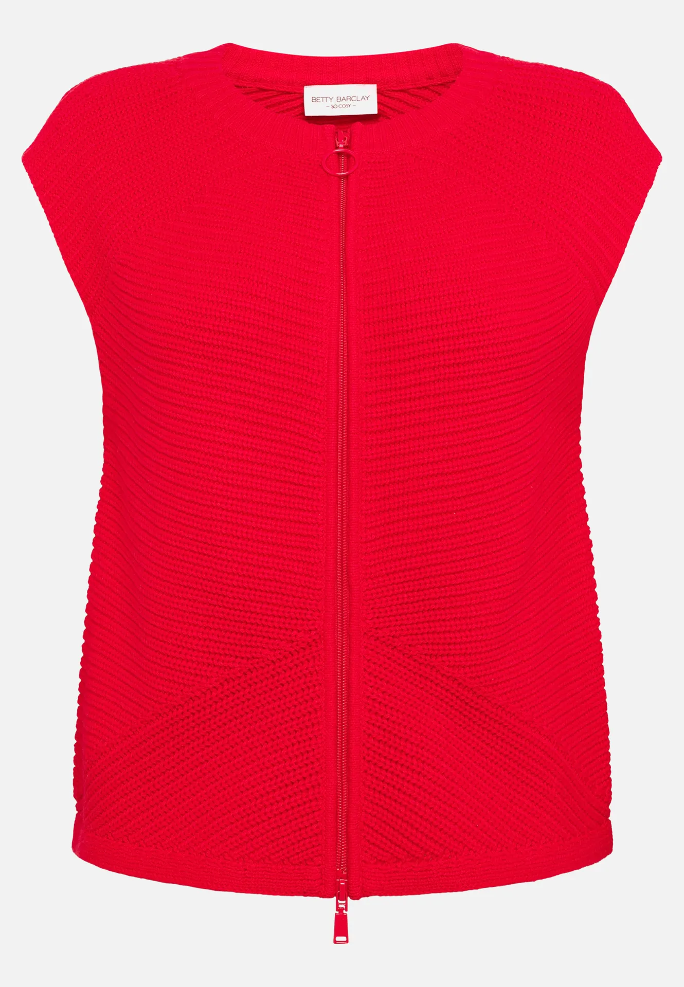 Grobstrickjacke ohne Arm