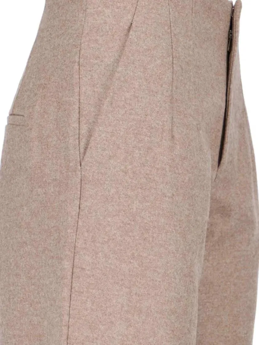Niccolò Pasqualetti - "Tegola" Palazzo Trousers In Beige - Größe S - beige – Bild 2