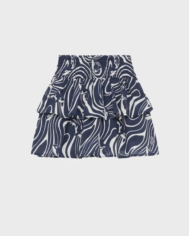 Vilebrequin - Rock Mit Orcas-design Und Elastischer Taille Für Mädchen - Rock - Gallina - Blau - Größe 10 Vilebrequin - Rock Mit Orcas-design Und Elastischer Taille Für Mädchen - Rock - Gallina - Blau - Größe 10