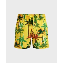 Vilebrequin - Ultraleichte Und Verstaubare Palms Offset Badeshorts Für Herren - Bademode - Mahina - Gelb - Größe M Vilebrequin - Ultraleichte Und Verstaubare Palms Offset Badeshorts Für Herren - Bademode - Mahina - Gelb - Größe M