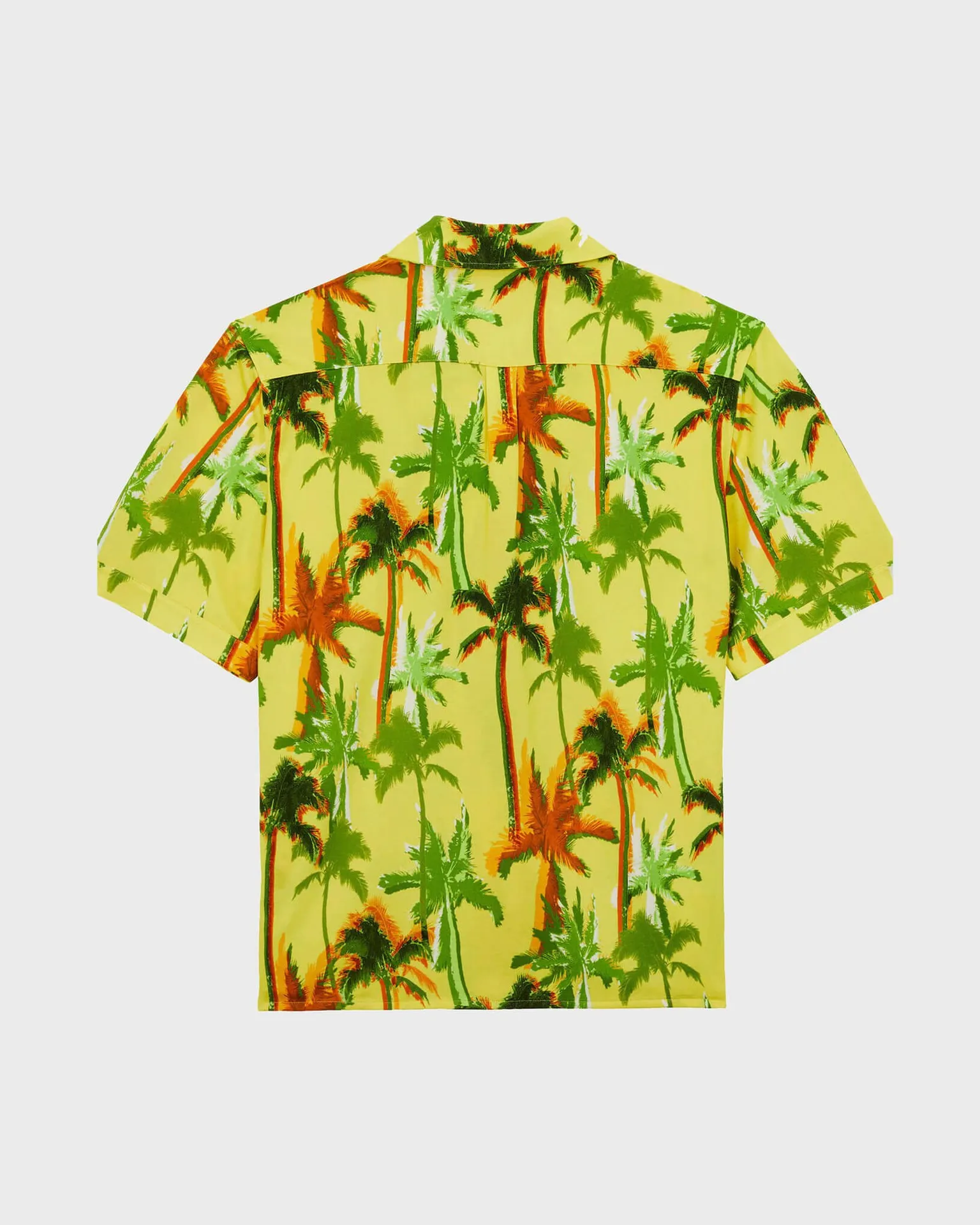 Vilebrequin - Palms Offset Hemd Aus Baumwolle Für Herren - Hemd - Charli - Gelb - Größe XXXL – Bild 2