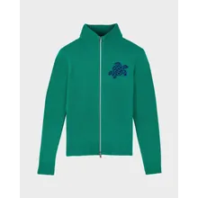 Vilebrequin - Turtle Pulloverjacke Aus Kaschmir Und Wolle Für Herren - Pullover - Juan - Grün - Größe XXL Vilebrequin - Turtle Pulloverjacke Aus Kaschmir Und Wolle Für Herren - Pullover - Juan - Grün - Größe XXL