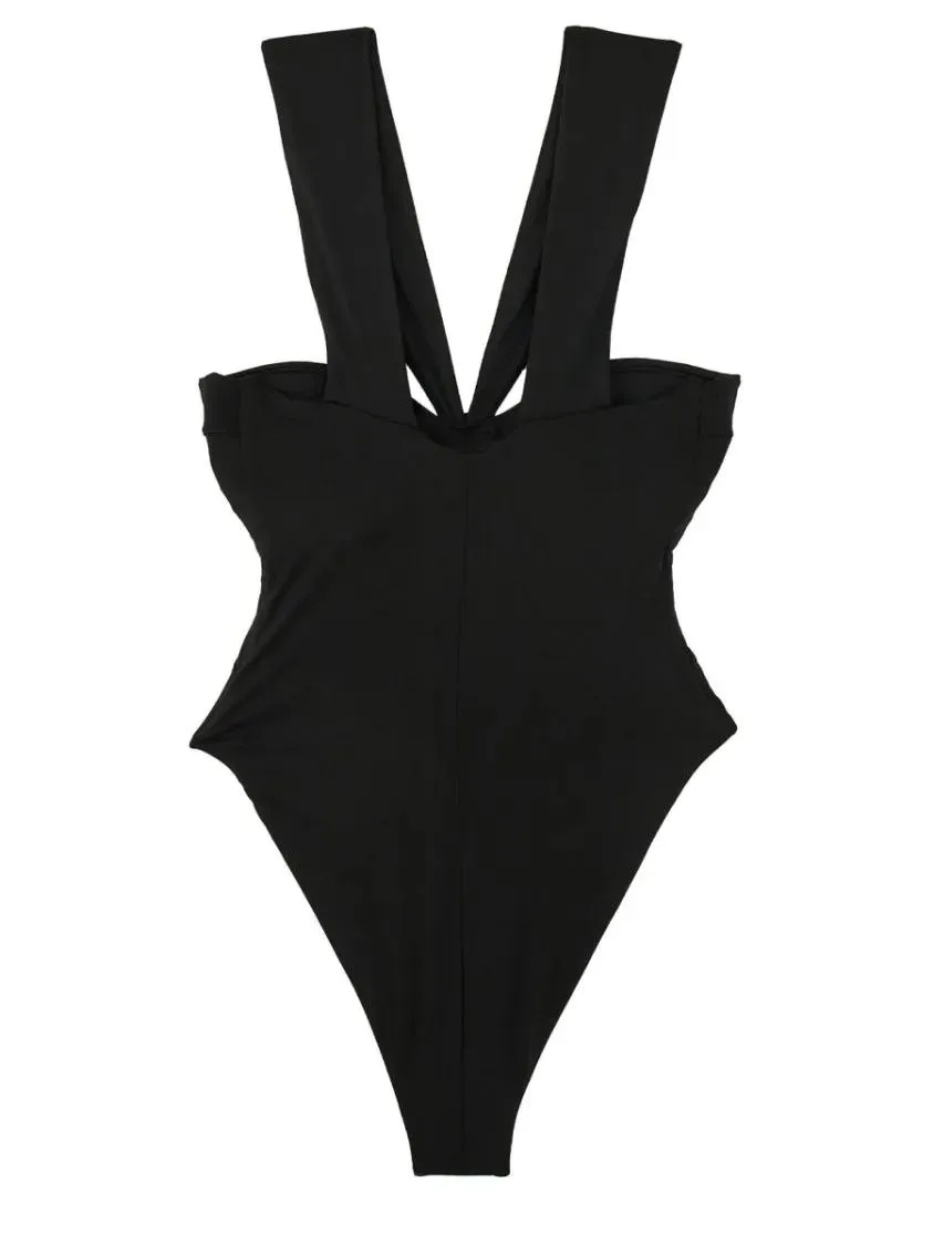 La Reveche - "Sahar" One-Piece Swimsuit - Größe L - schwarz – Bild 2