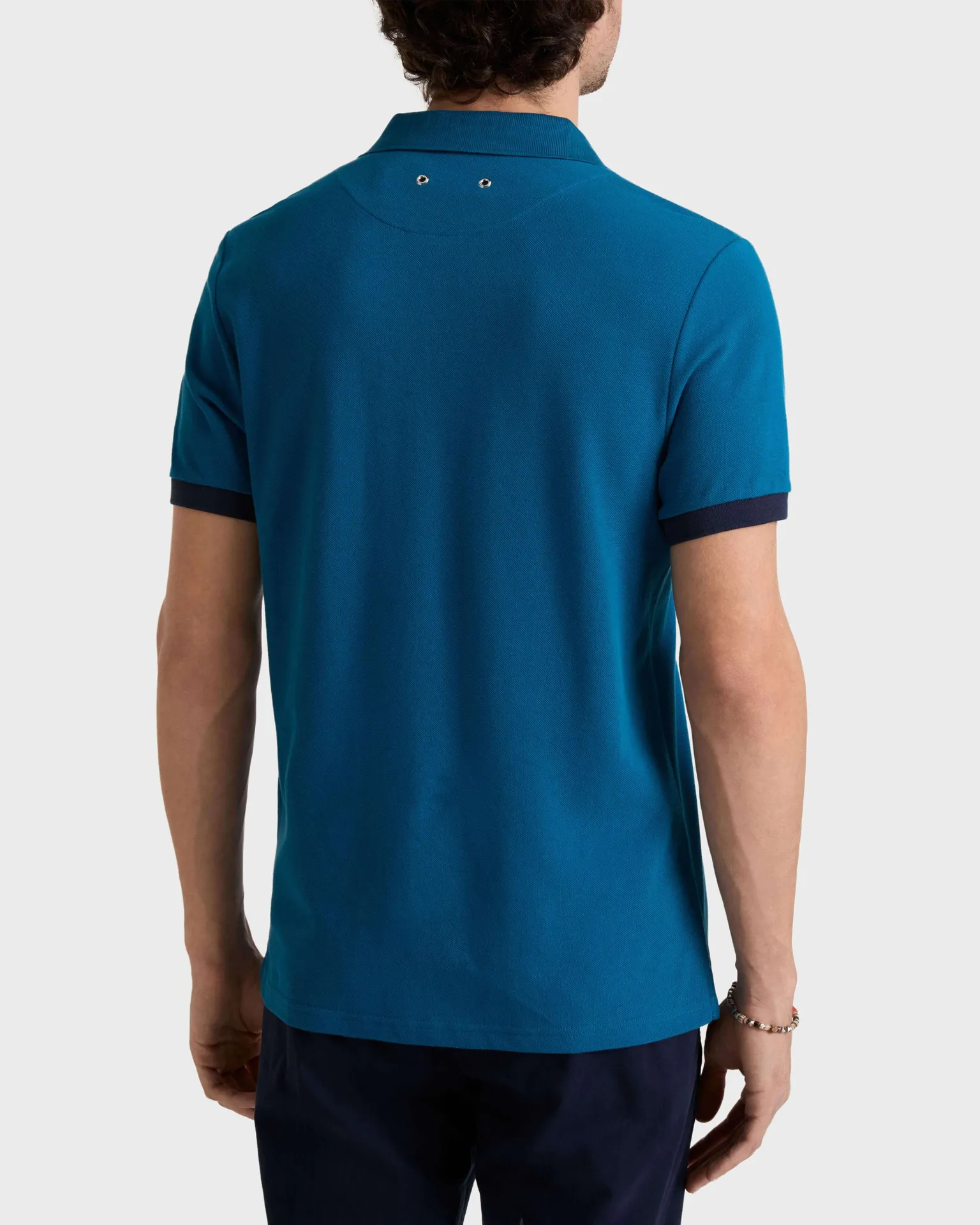 Vilebrequin - Solid Polohemd Aus Baumwolle Für Herren - Polohemd - Palatin - Blau - Größe XXL – Bild 4