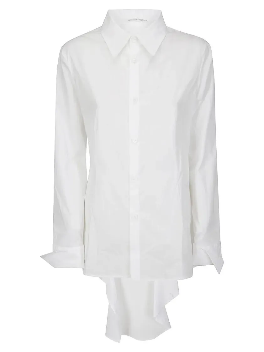 Yohji Yamamoto - White Asymmetric Shirt - Größe 3 - weiß Yohji Yamamoto - White Asymmetric Shirt - Größe 3 - weiß
