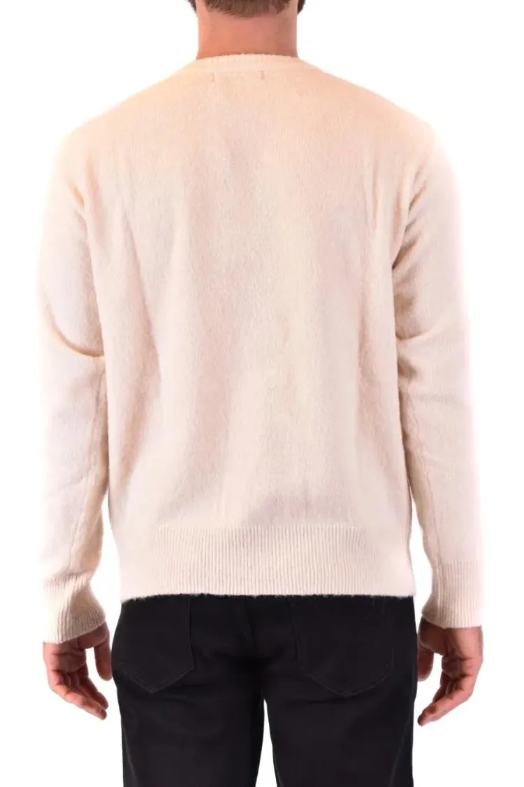 Laneus - Multicolor Knit Sweater With Ribbed Detailing - Größe 52 - beige – Bild 2