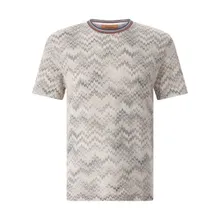 Missoni - T-Shirt mit Muster - Größe L - braun Missoni - T-Shirt mit Muster - Größe L - braun