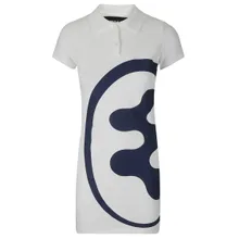 MOWALOLA - Polo Shirt Dress - Größe L - weiß MOWALOLA - Polo Shirt Dress - Größe L - weiß