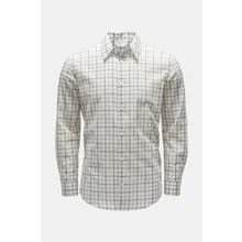 Gabriela Hearst - Herren - Casual Hemd %27Quevedo%27 Kent-Kragen offwhite/grau/rot kariert Gabriela Hearst - Herren - Casual Hemd %27Quevedo%27 Kent-Kragen offwhite/grau/rot kariert