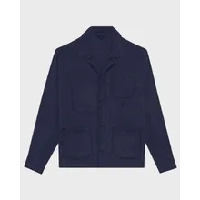 Vilebrequin - Herren-leinen-overshirt Uni - Jacke - Corentin - Blau - Größe M Vilebrequin - Herren-leinen-overshirt Uni - Jacke - Corentin - Blau - Größe M