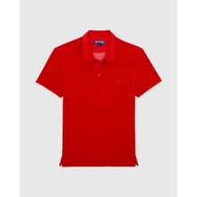 Vilebrequin - Solid Frottee-polohemd Für Herren - Polohemd - Phoenix - Rot - Größe XXL Vilebrequin - Solid Frottee-polohemd Für Herren - Polohemd - Phoenix - Rot - Größe XXL