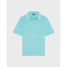 Vilebrequin - Solid Frottee-polohemd Für Damen - Polohemd - Lizea - Blau - Größe S Vilebrequin - Solid Frottee-polohemd Für Damen - Polohemd - Lizea - Blau - Größe S
