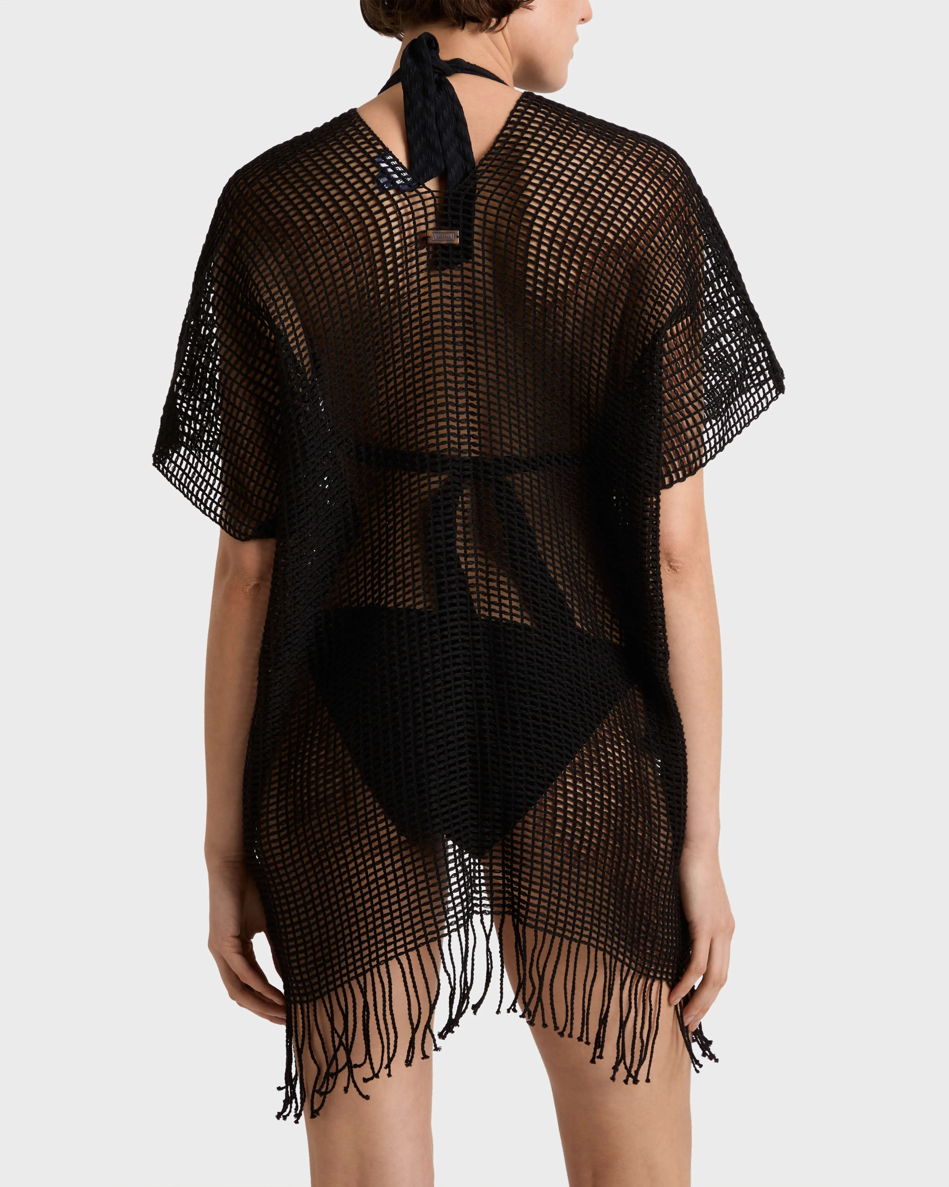 Vilebrequin - Damen Netz-tunika - Tunika - Fulvia - Schwarz - Größe XS/S – Bild 4