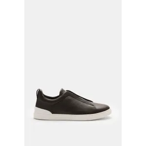 Zegna - Herren - Slip-on-Sneaker %27Triple Stitch%27 dunkelbraun Zegna - Herren - Slip-on-Sneaker %27Triple Stitch%27 dunkelbraun