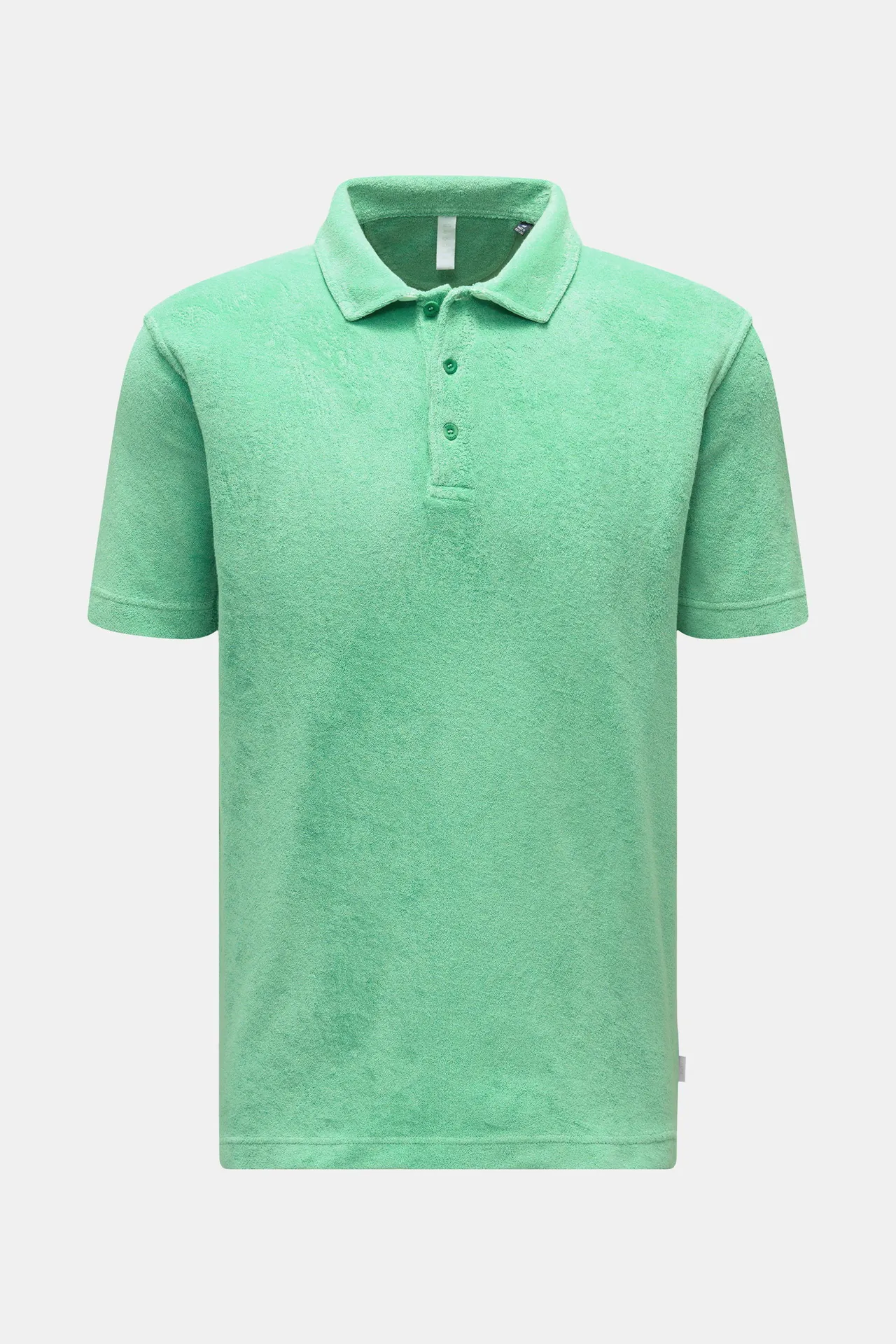 04651/ A trip in a bag - Herren - Frottee-Poloshirt %27Terry Polo%27 hellgrün 04651/ A trip in a bag - Herren - Frottee-Poloshirt %27Terry Polo%27 hellgrün