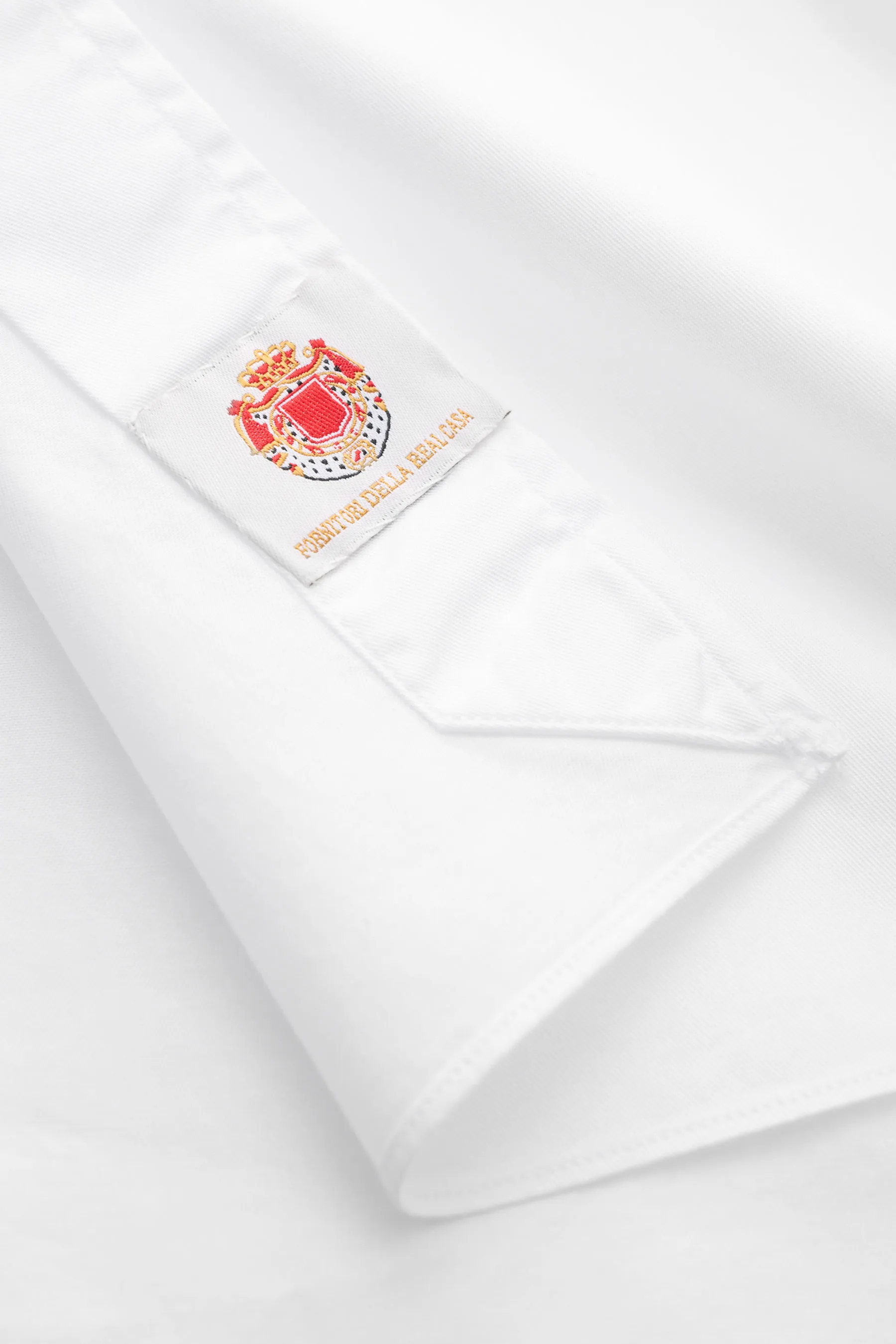 Borrelli - Herren - Casual Hemd 'Ettore' Haifisch-Kragen weiß – Bild 5