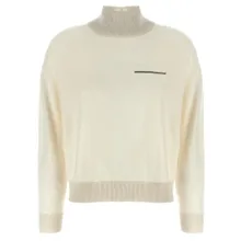 Peserico - Lurex Details Turtleneck Sweater - Größe 40 - beige Peserico - Lurex Details Turtleneck Sweater - Größe 40 - beige