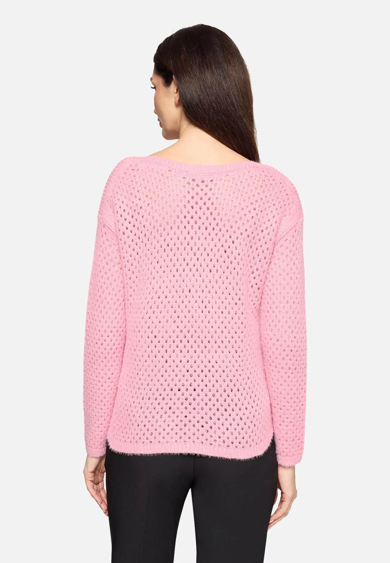 Lochstrick-Pullover langarm Lochstrick-Pullover langarm