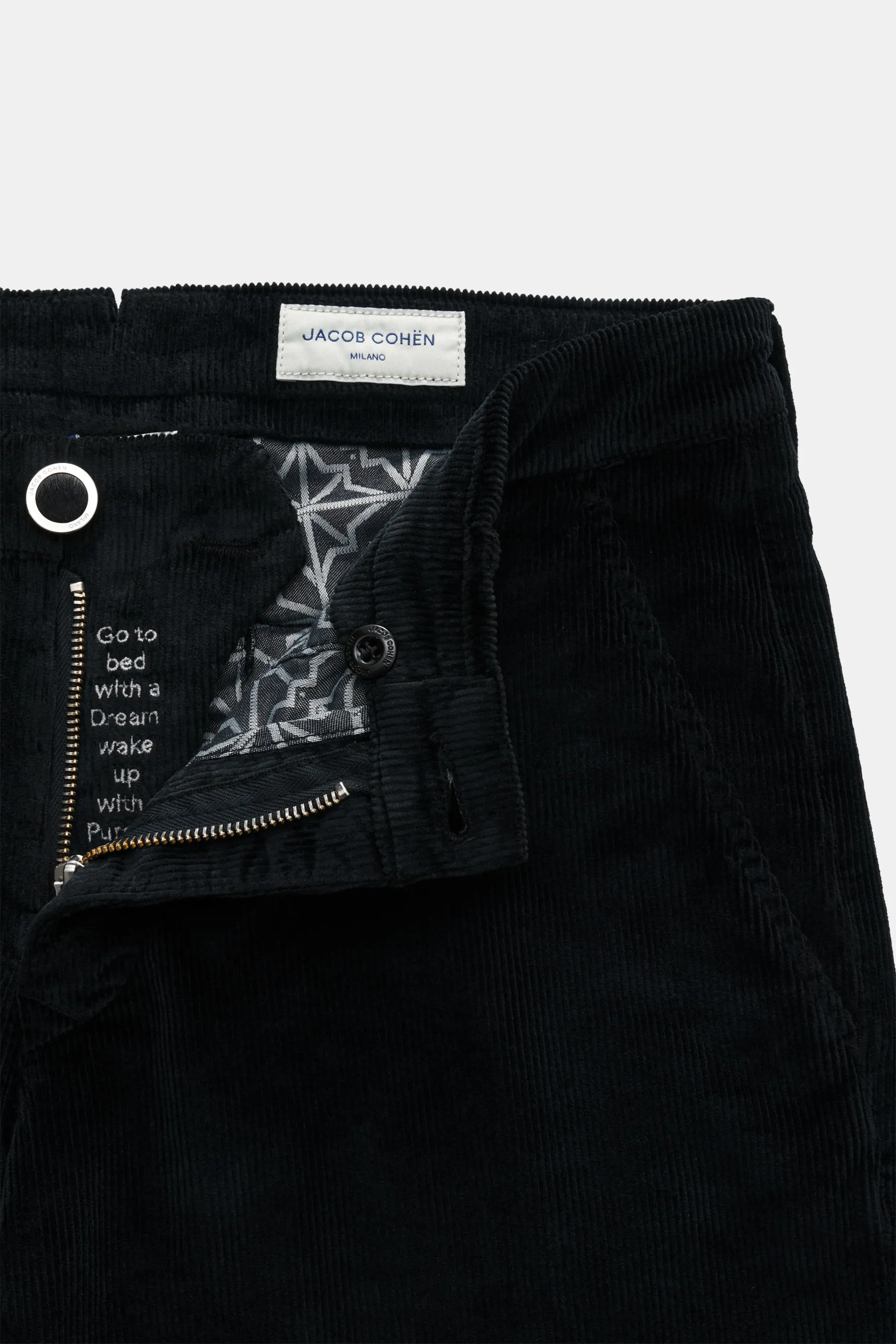 Jacob Cohen - Herren - Cordhose 'Bobby' schwarz – Bild 4