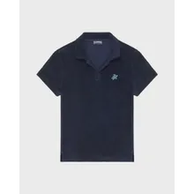 Vilebrequin - Frottee-polohemd Mit Aufgestickter Schildkröte Für Jungen - Polohemd - Gill - Blau - Größe 14 Vilebrequin - Frottee-polohemd Mit Aufgestickter Schildkröte Für Jungen - Polohemd - Gill - Blau - Größe 14