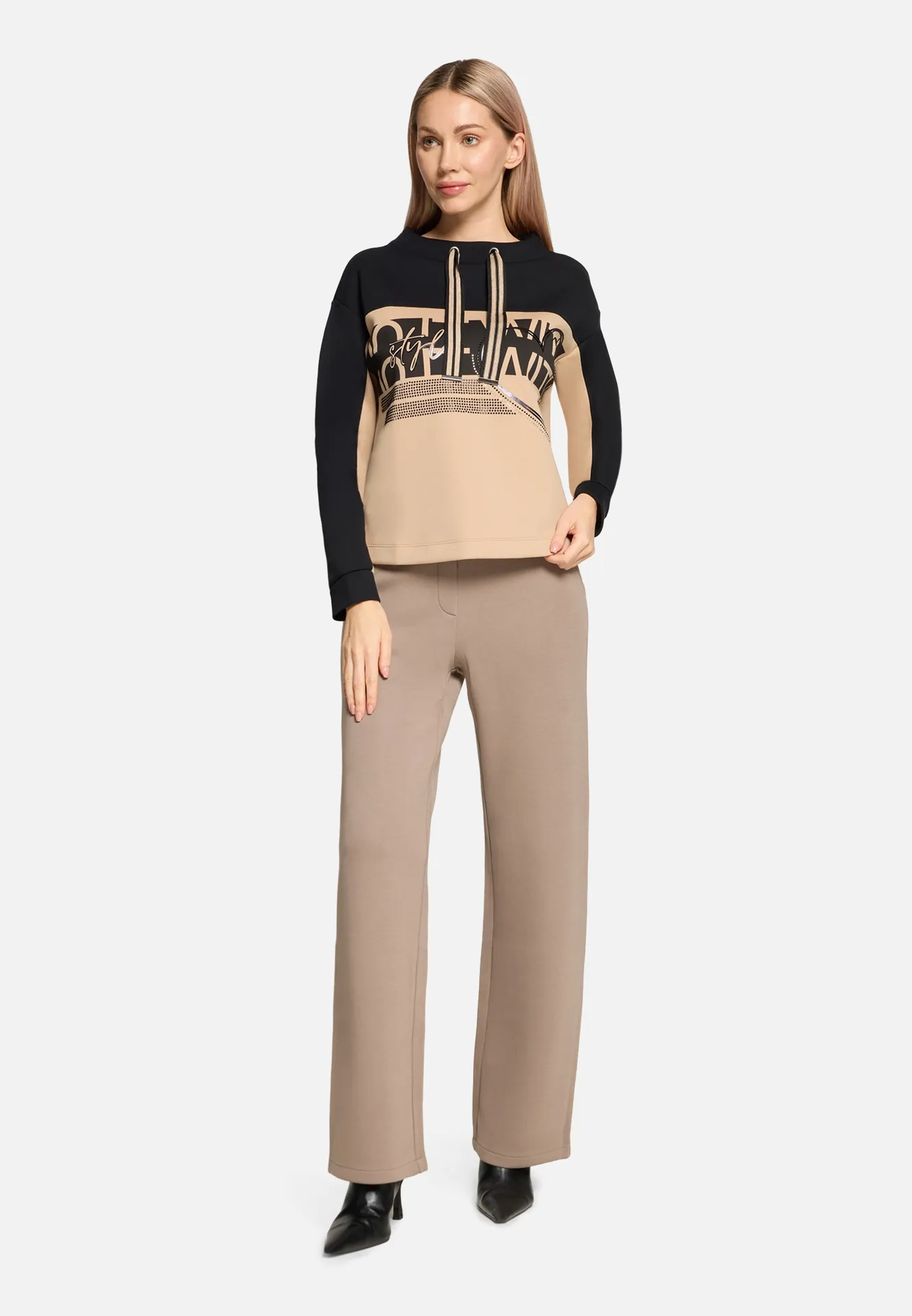 Sweatshirt mit Stehkragen – Bild 2