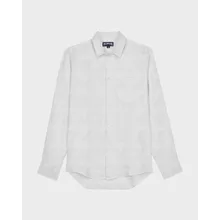 Vilebrequin - Turtle Monogram Hemd Aus Leinen Und Baumwolle Für Herren - Hemd - Caroubis - Weiss - Größe XXL Vilebrequin - Turtle Monogram Hemd Aus Leinen Und Baumwolle Für Herren - Hemd - Caroubis - Weiss - Größe XXL