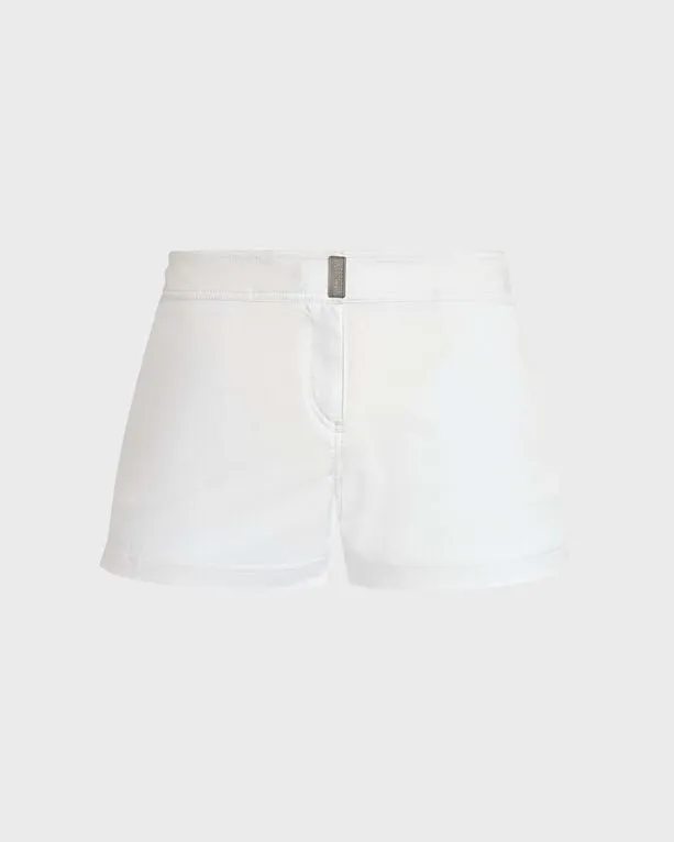 Vilebrequin - Solid Badeshorts Für Damen - Shorty - Ferise - Weiss - Größe S Vilebrequin - Solid Badeshorts Für Damen - Shorty - Ferise - Weiss - Größe S