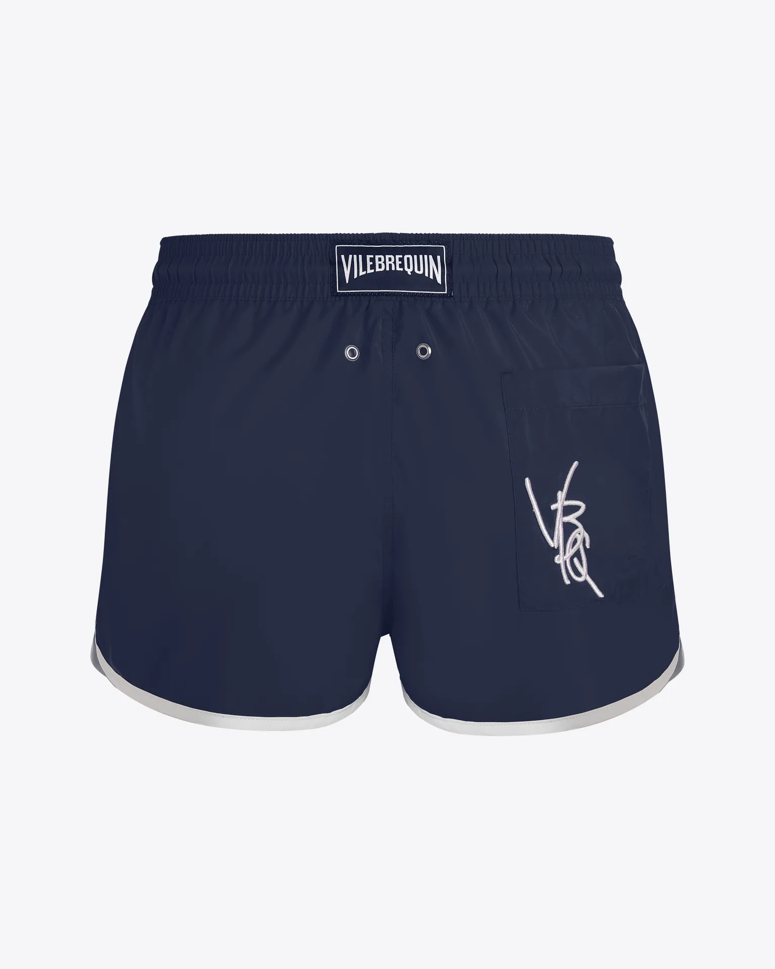 Vilebrequin - Ultraleichte Kurze Vbq Line Badeshorts Für Herren - Bademode - Meno - Blau - Größe M – Bild 2