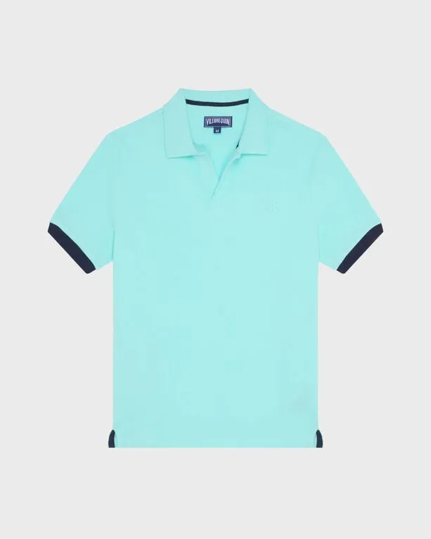 Vilebrequin - Solid Polohemd Aus Baumwolle Für Herren - Polohemd - Palatin - Blau - Größe S Vilebrequin - Solid Polohemd Aus Baumwolle Für Herren - Polohemd - Palatin - Blau - Größe S