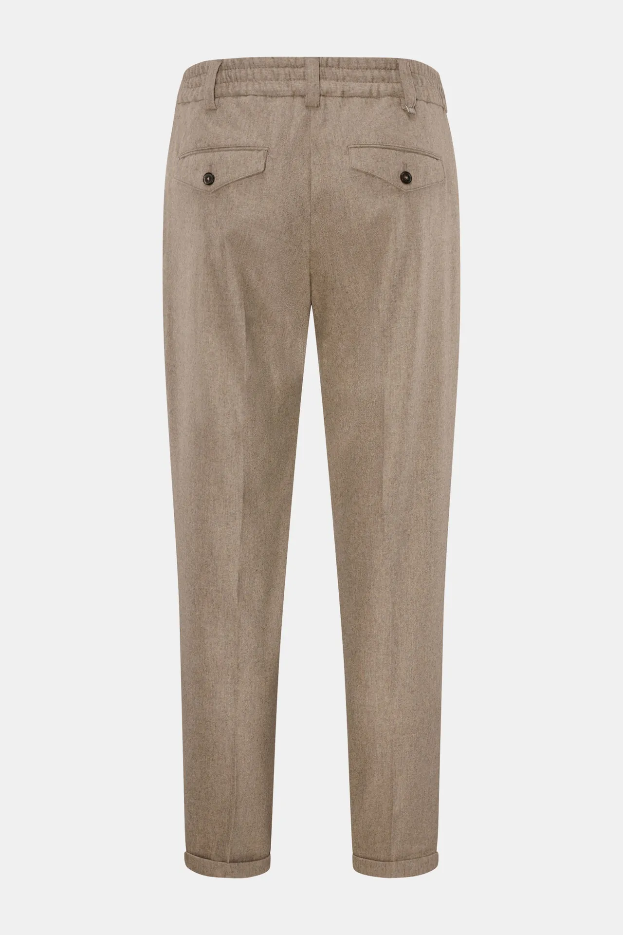 PT Torino - Herren - Woll-Jogpants 'The Rebel' beige meliert – Bild 2