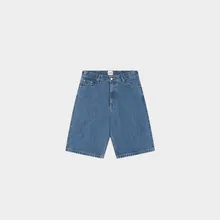 Round Pocket Denim Shorts - Raw Denim Round Pocket Denim Shorts - Raw Denim