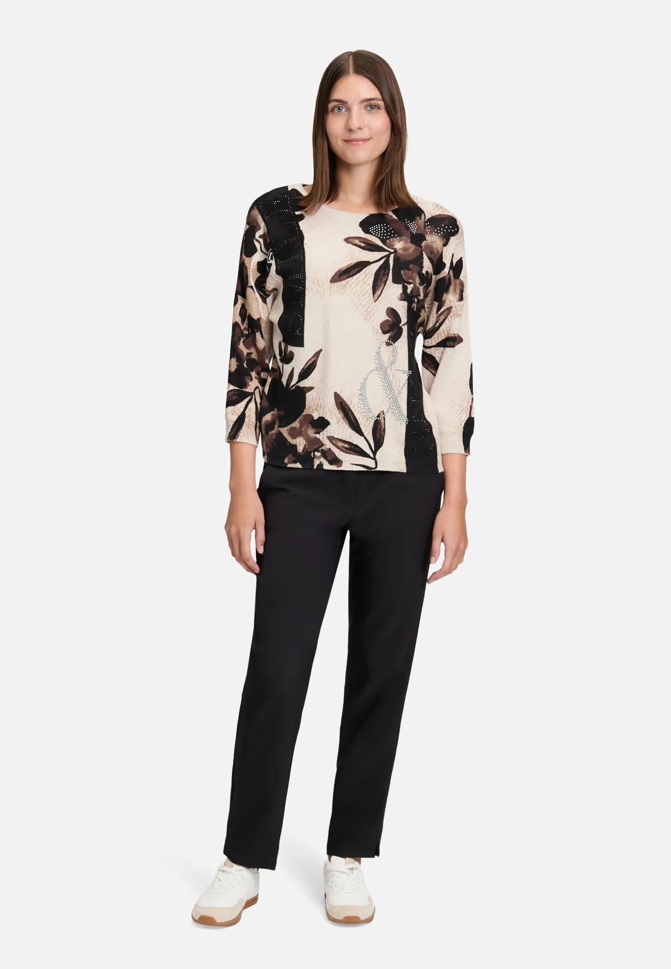 Strickpullover mit Fledermausärmeln – Bild 2