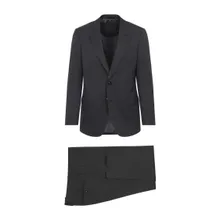 Giorgio Armani - Tailored Anthracite Virgin Wool Suit - Größe 52 - schwarz Giorgio Armani - Tailored Anthracite Virgin Wool Suit - Größe 52 - schwarz
