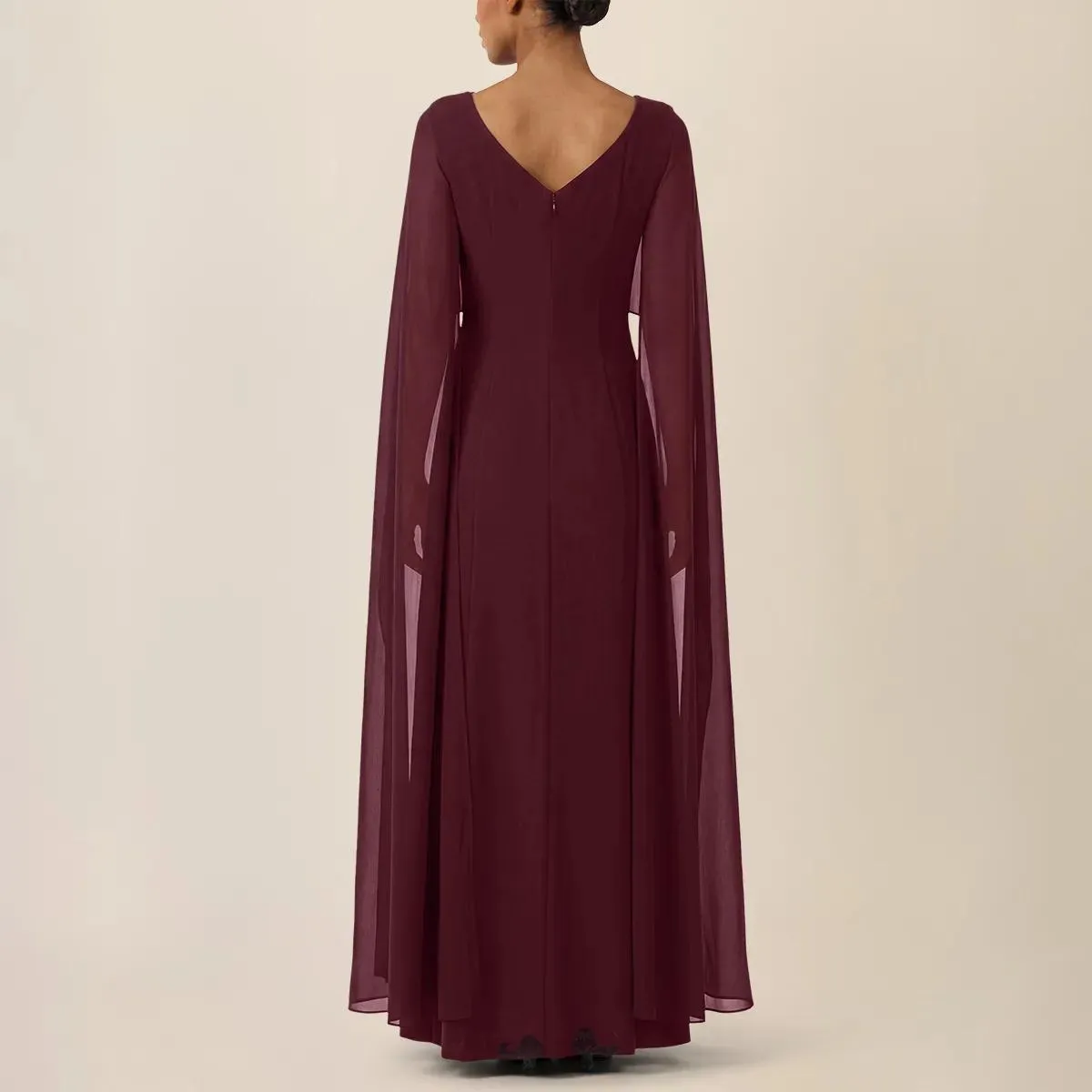 Apart - Kleid mit Cape - Größe 42 - rot – Bild 2