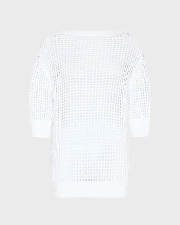 Vilebrequin - Solid Häkelpullover Für Damen - Pullover - Linh - Weiss - Größe S Vilebrequin - Solid Häkelpullover Für Damen - Pullover - Linh - Weiss - Größe S