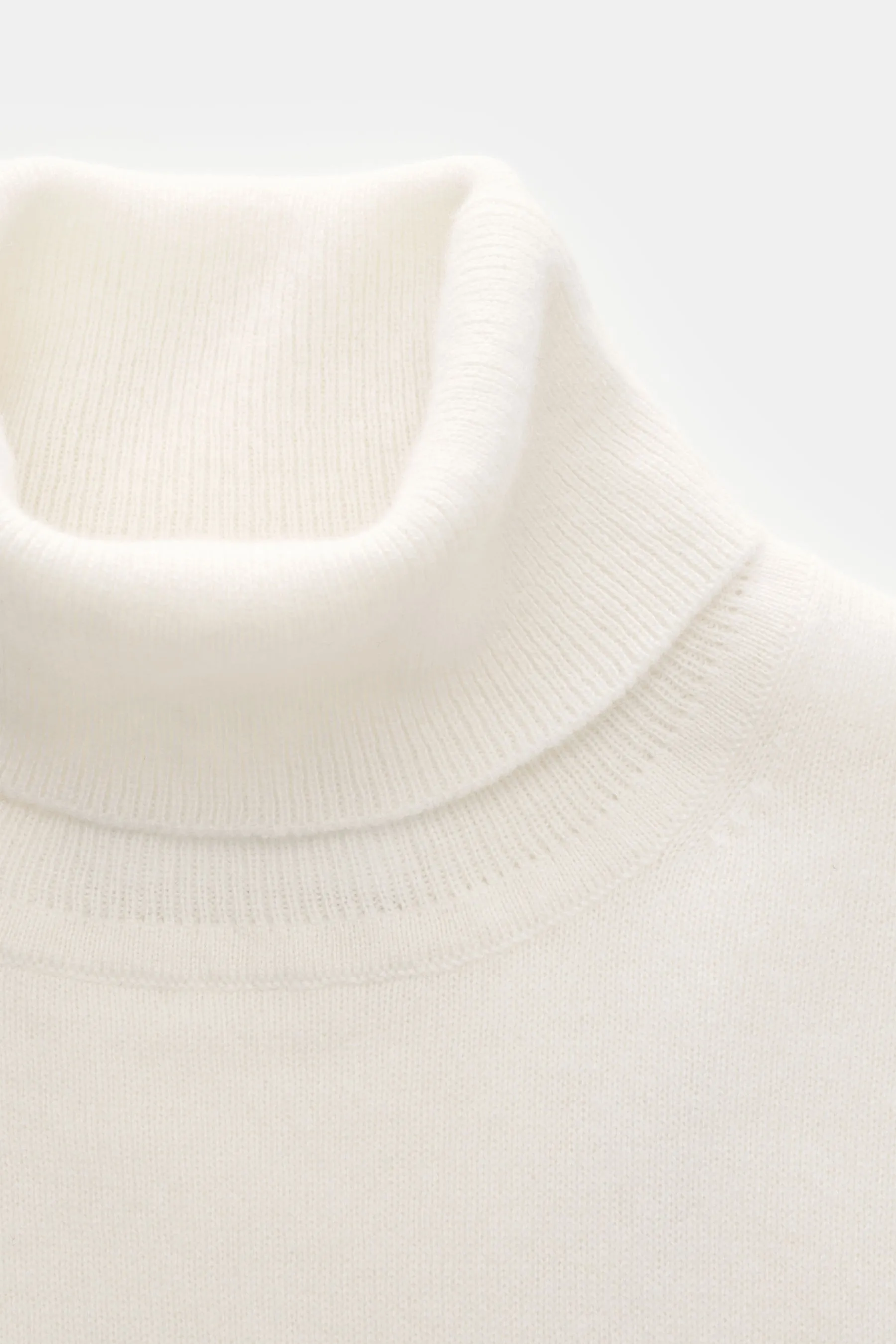 FTC - Herren - Cashmere Rollkragenpullover offwhite – Bild 2