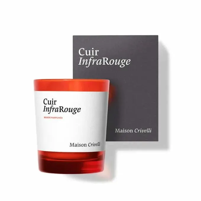 Masion Crivelli Cuir InfraRouge Candle 190g Masion Crivelli Cuir InfraRouge Candle 190g