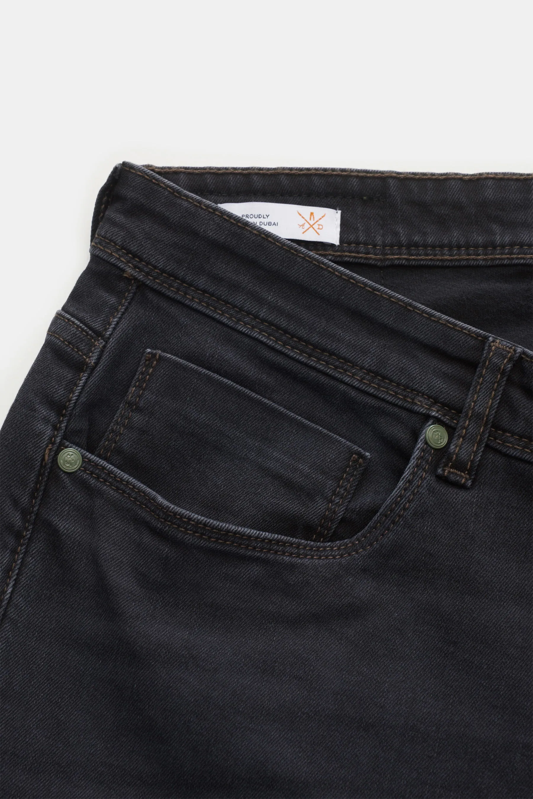 Ace Denim - Herren - Jeans 'AD 34' dunkelgrau – Bild 5