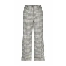 Rosso35 - Wollhose im karierten Design - Größe 36 - gray Rosso35 - Wollhose im karierten Design - Größe 36 - gray